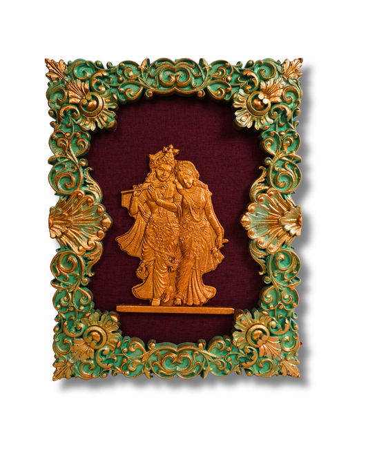Radha Krishna 3D Wall Art
