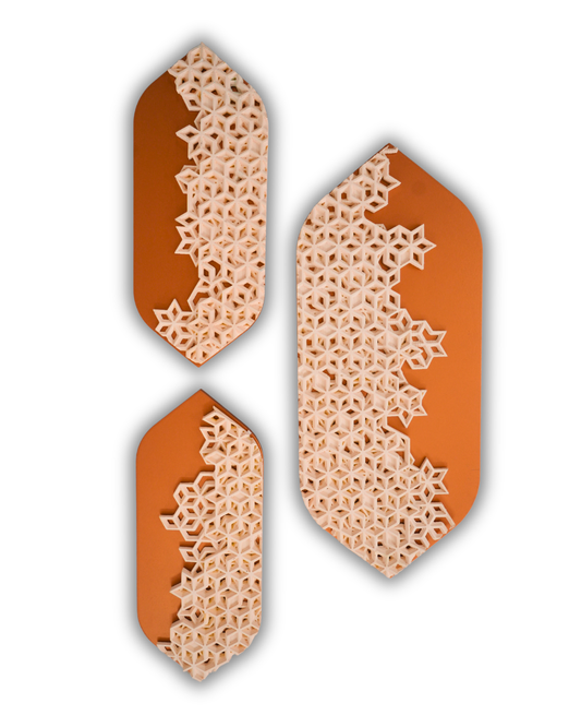 Contemporary Geometric Wall Sculpture