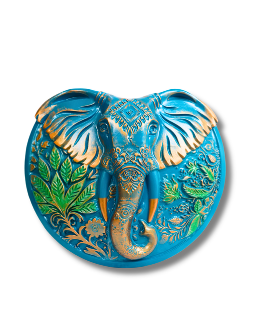 3D Elephant Wall Art