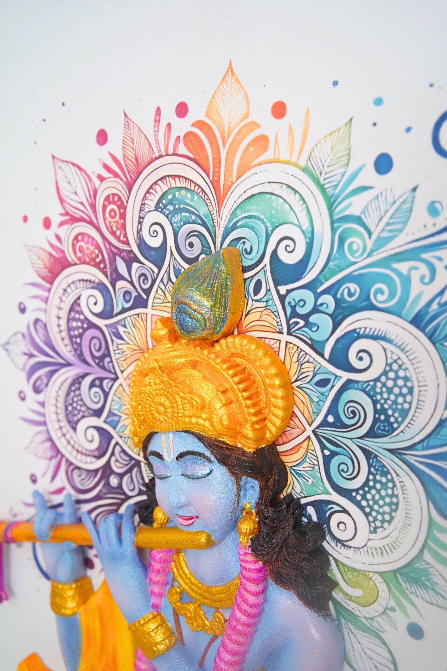 Bhagwan Krishna Playing the Flute