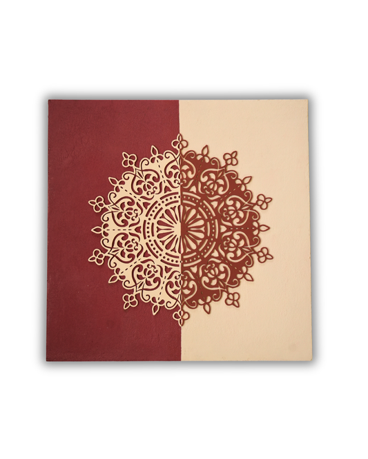 Dual Harmony Mandala Wall Art