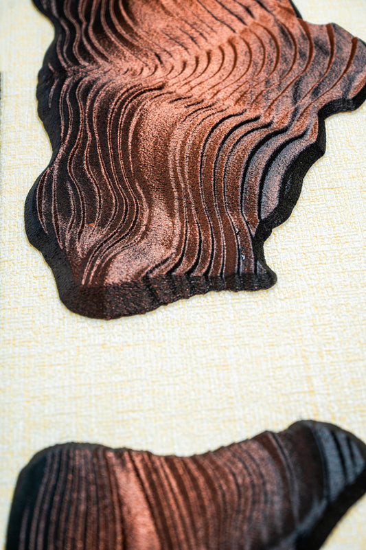 Wavy Texture 3D wall frame