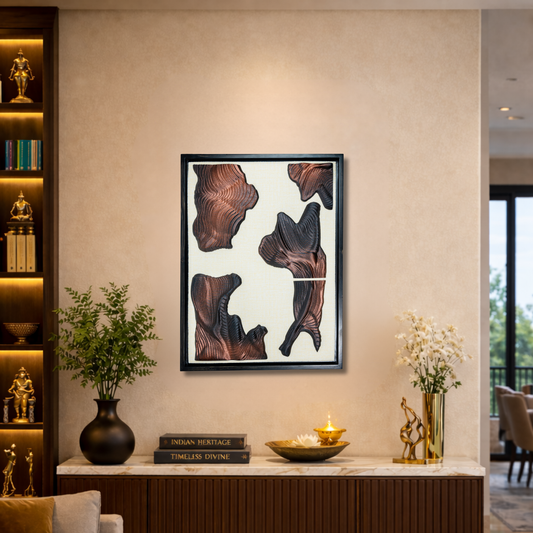 Wavy Texture 3D wall frame