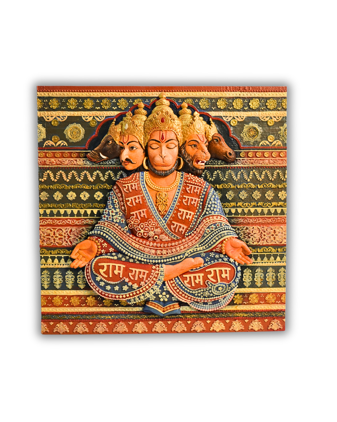 Premium Panchamukhi Hanuman Spiritual Masterpiece