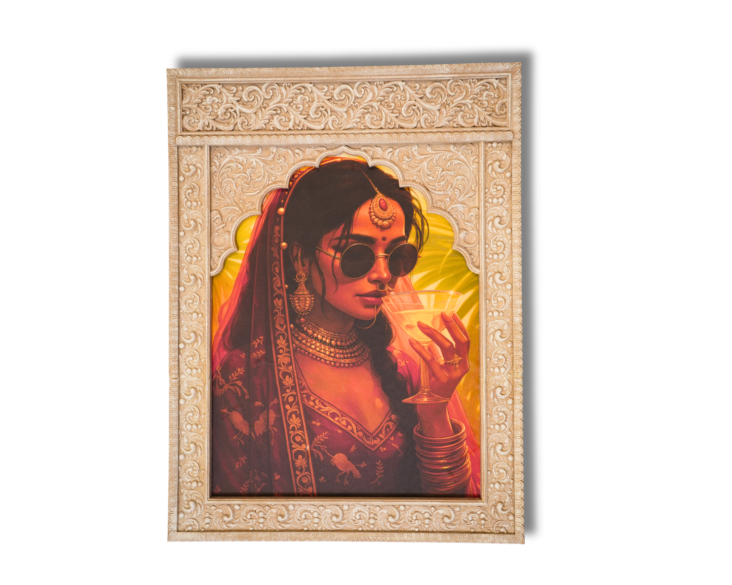 Royal Woman: Vintage Indian Portrait