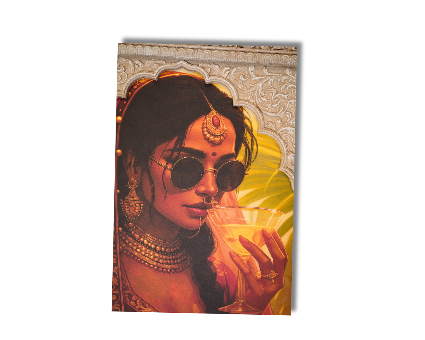 Royal Woman: Vintage Indian Portrait