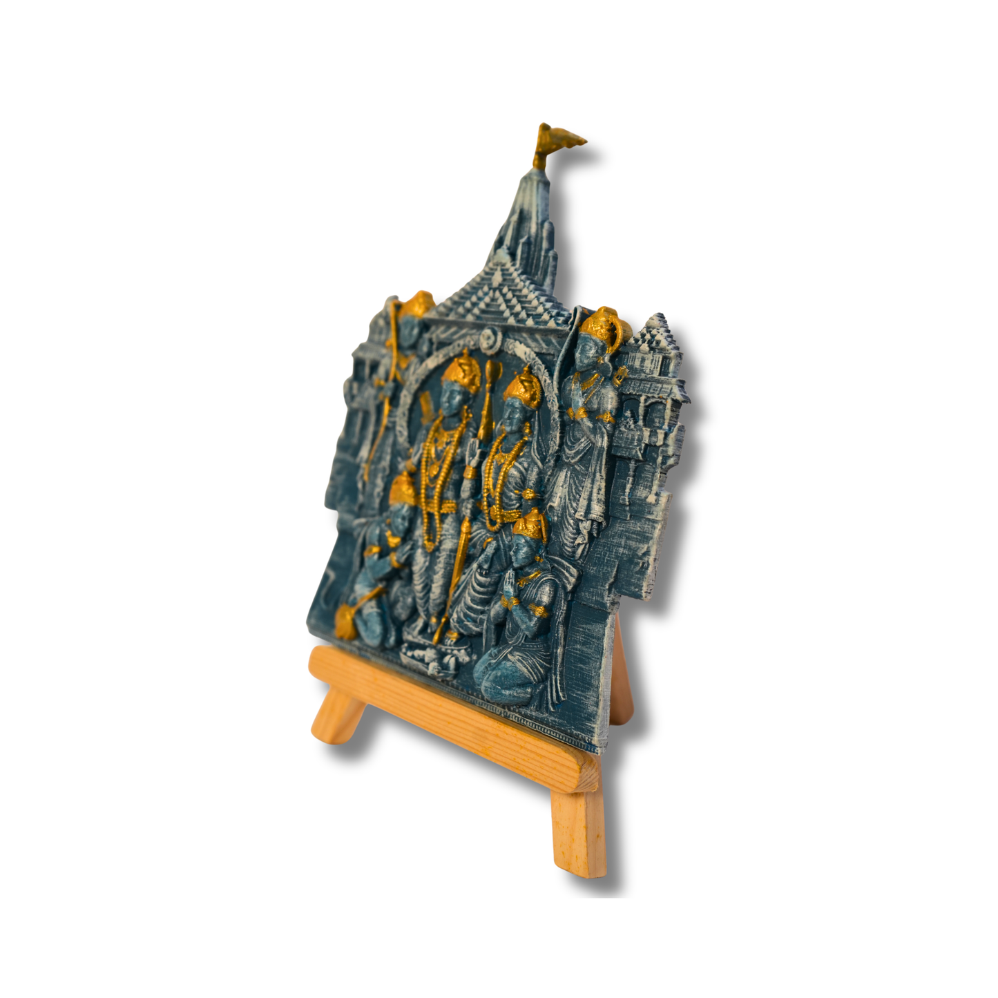 Ram Darbar 3D Wall Art with Ayodhya Temple Elegance