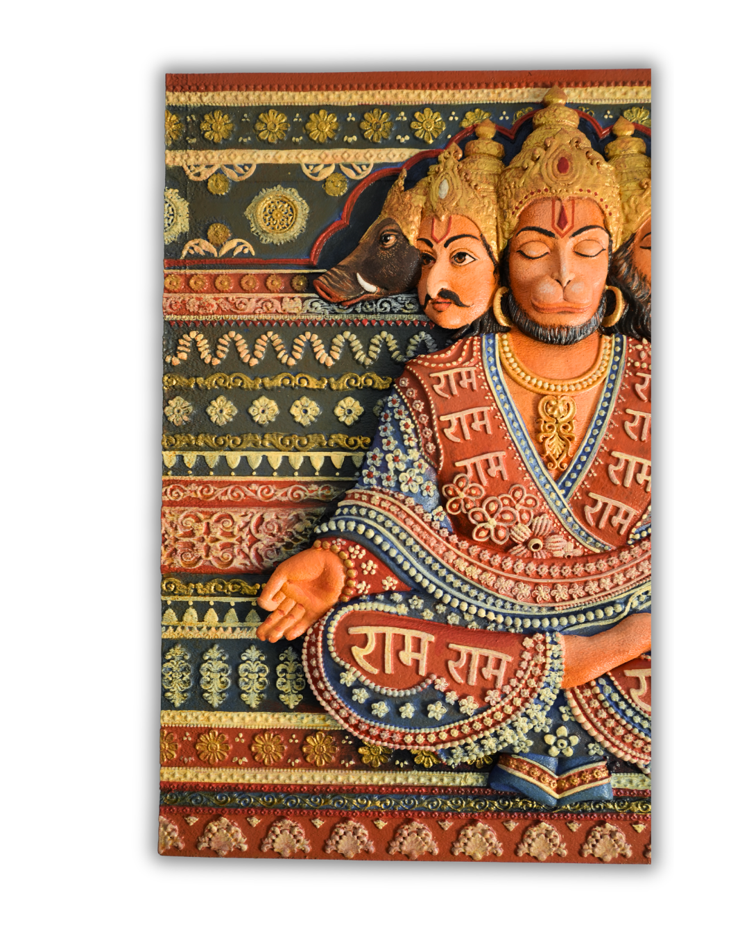 Premium Panchamukhi Hanuman Spiritual Masterpiece