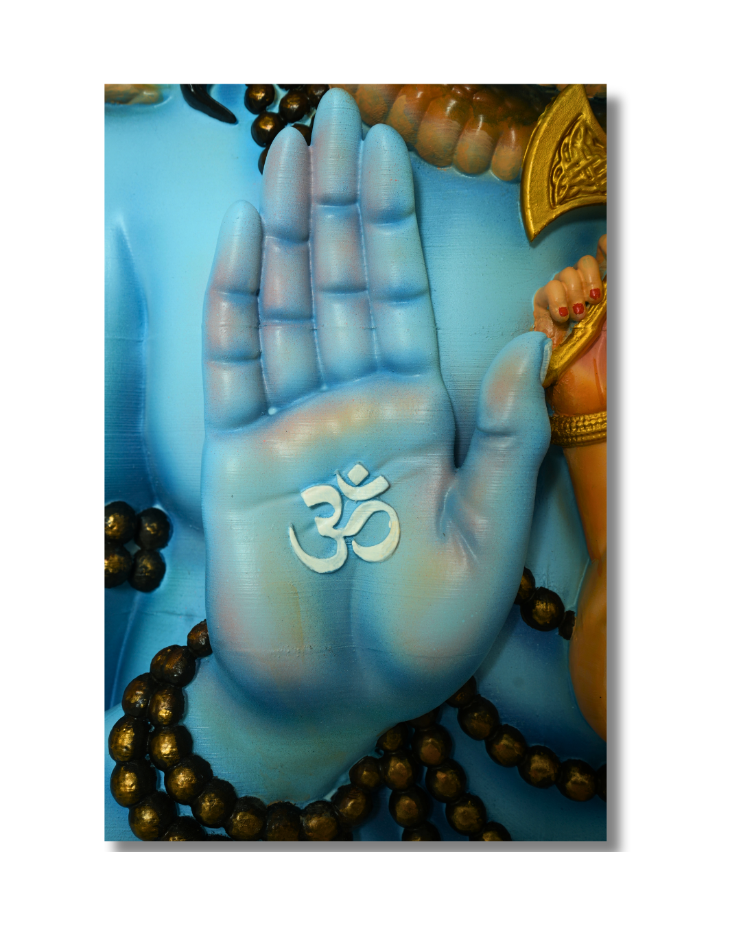 Shiva, Parvati & Ganesha 3D Wall Art
