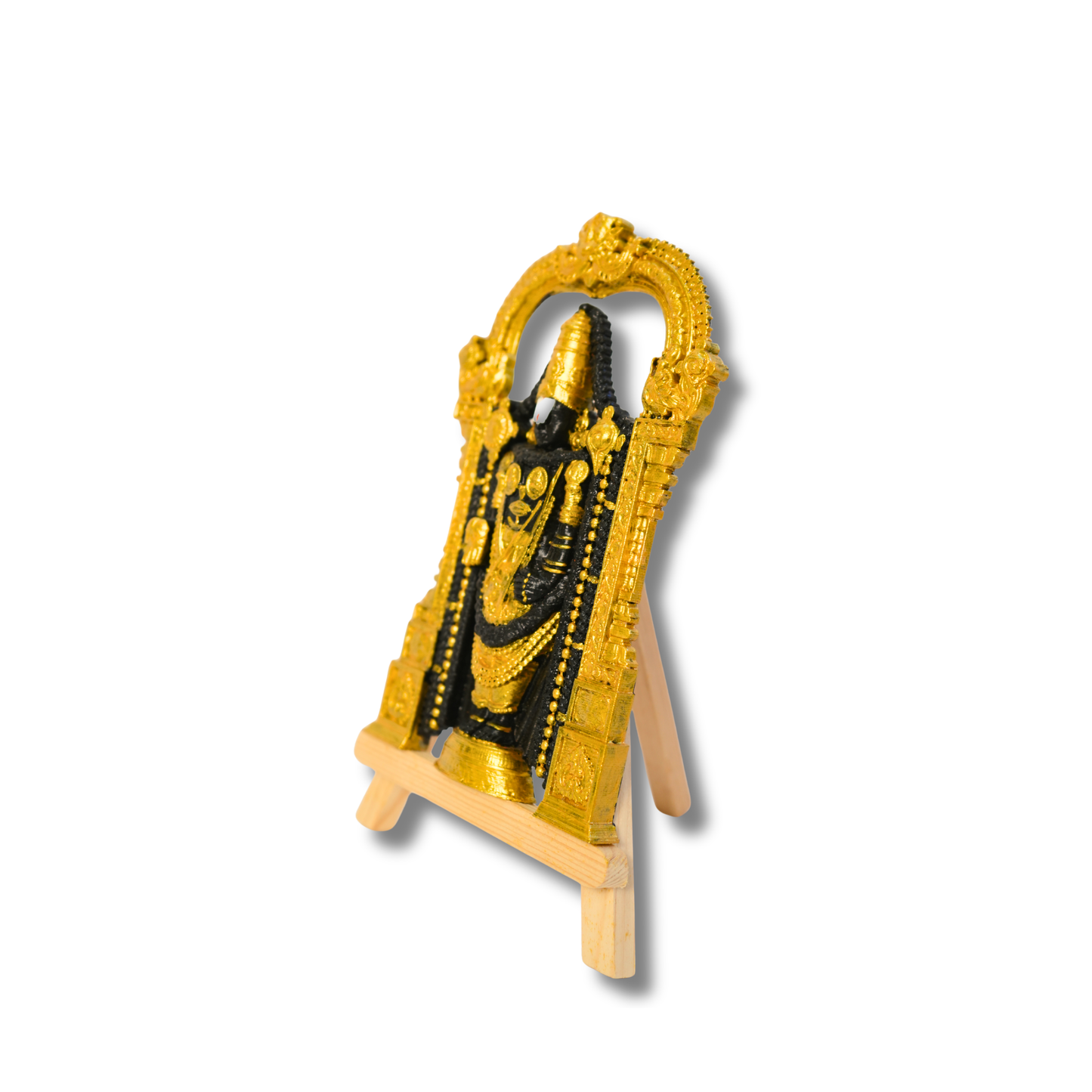 Lord Venkateshwara 3D Wall Art in Royal Gold Finish