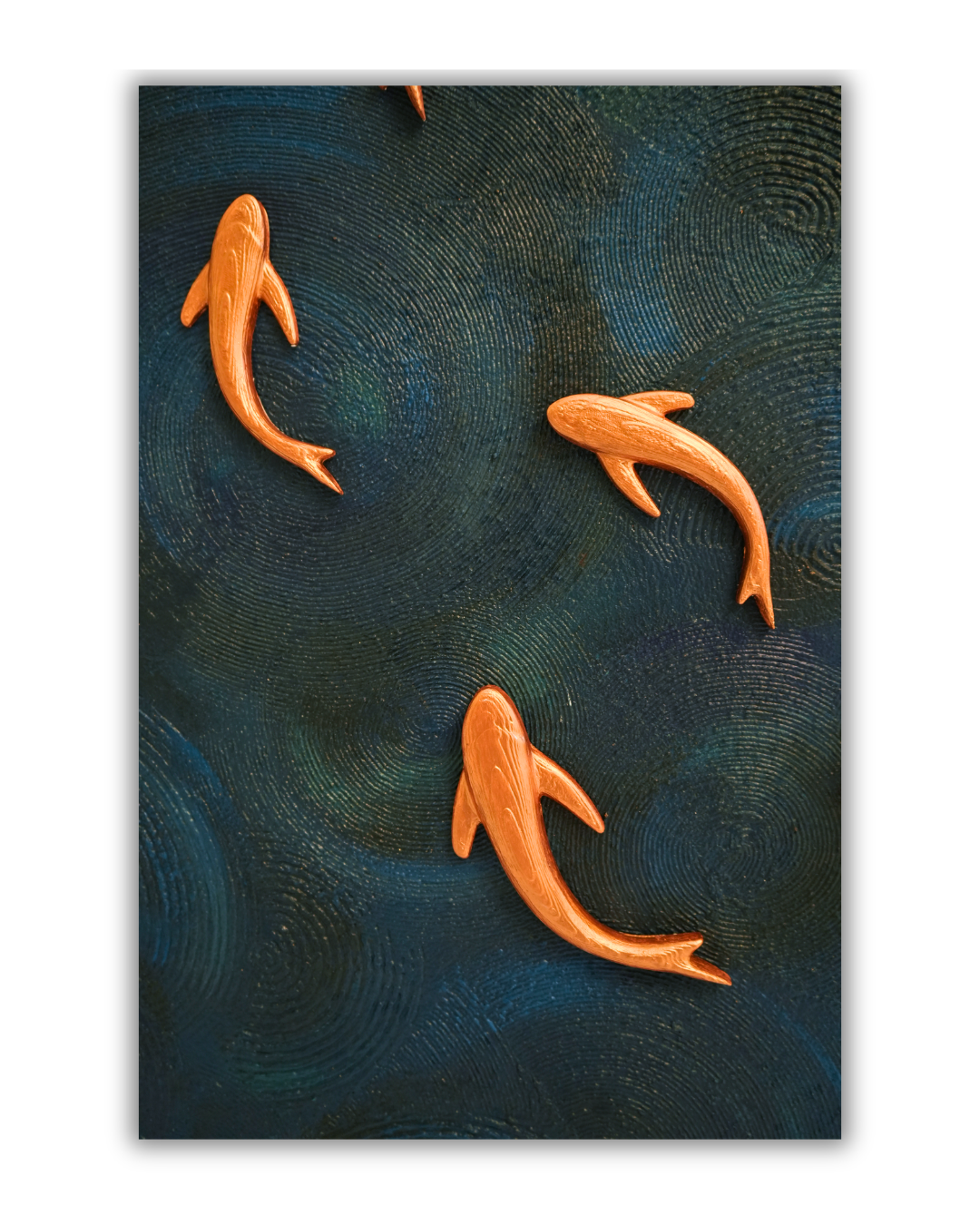 Koi : Statement of Success & Prosperity, Luxury Set of 2 Frame