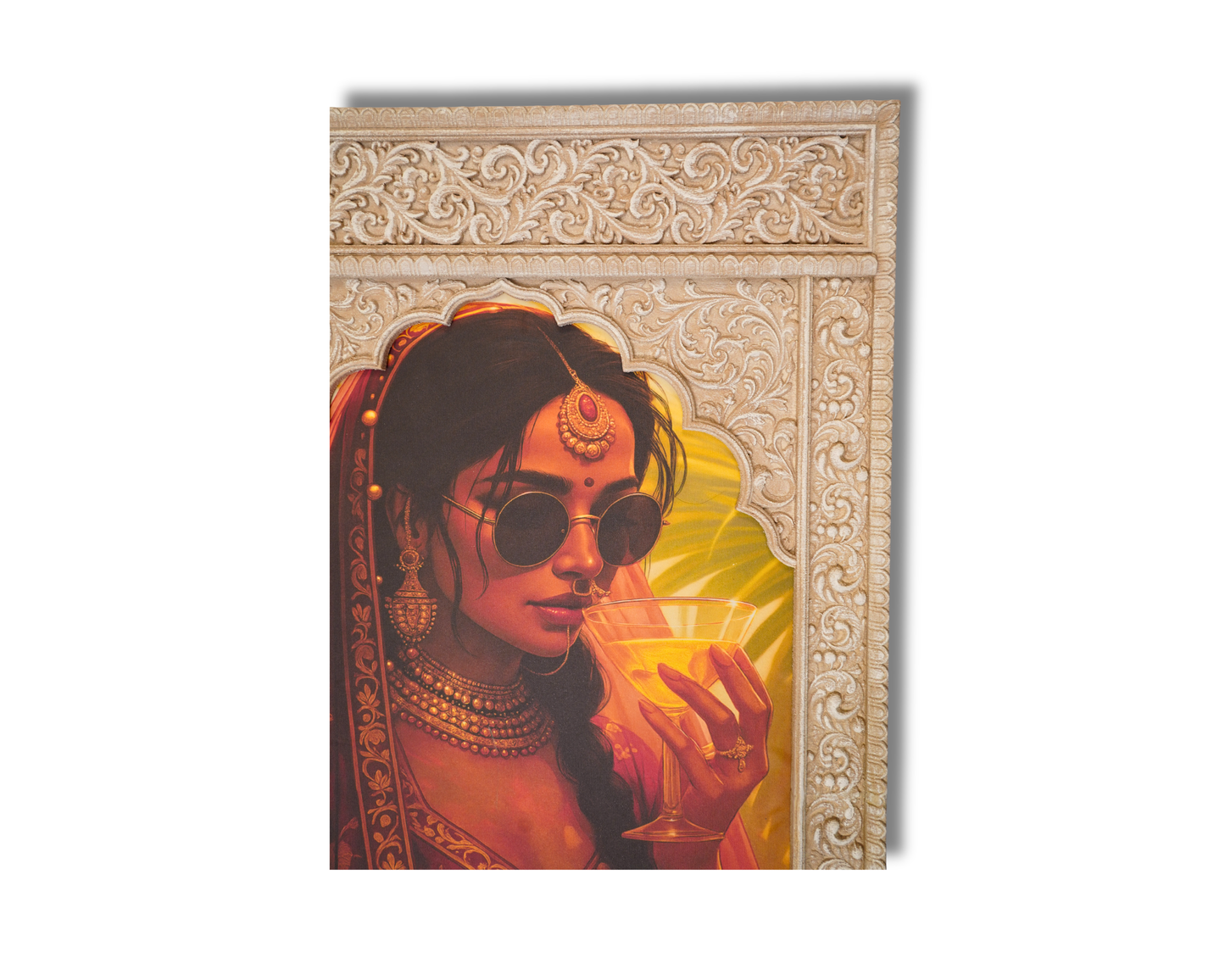 Royal Woman: Vintage Indian Portrait
