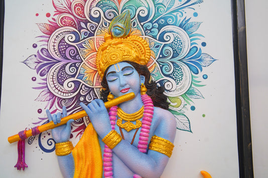 Bhagwan Krishna Playing the Flute