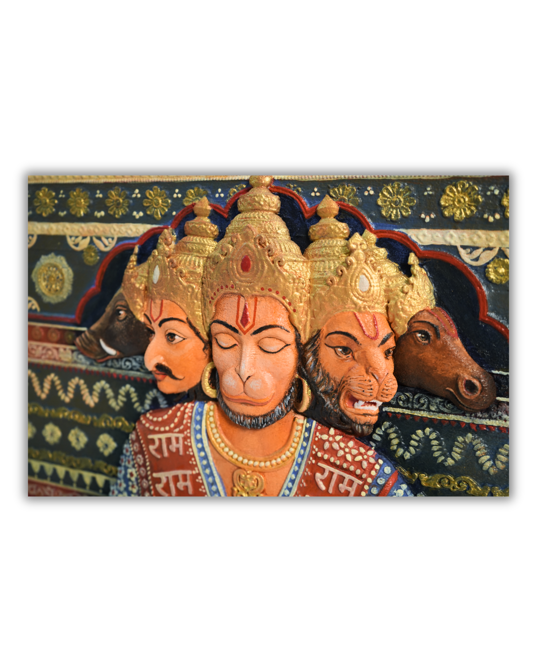 Premium Panchamukhi Hanuman Spiritual Masterpiece