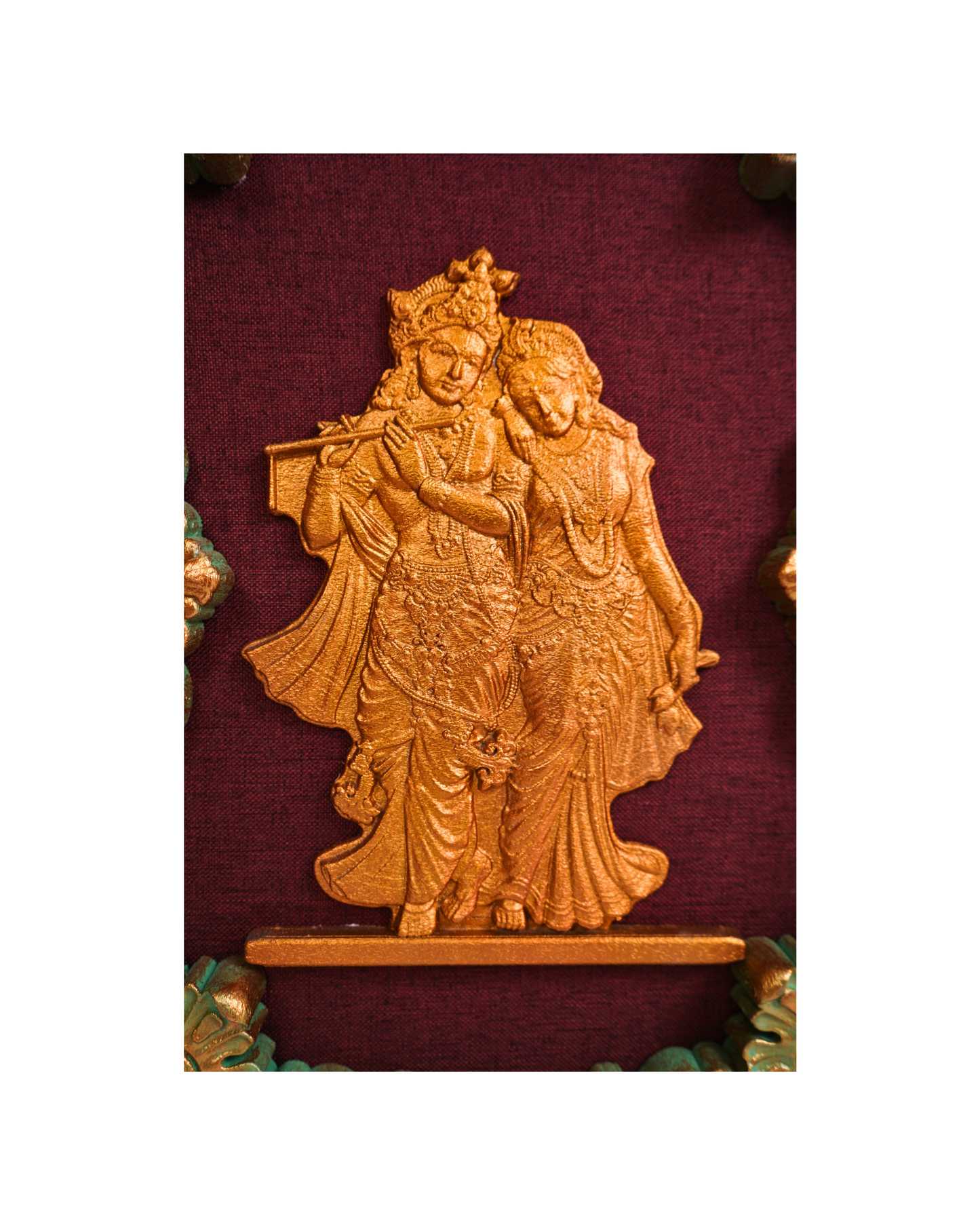 Radha Krishna 3D Wall Art