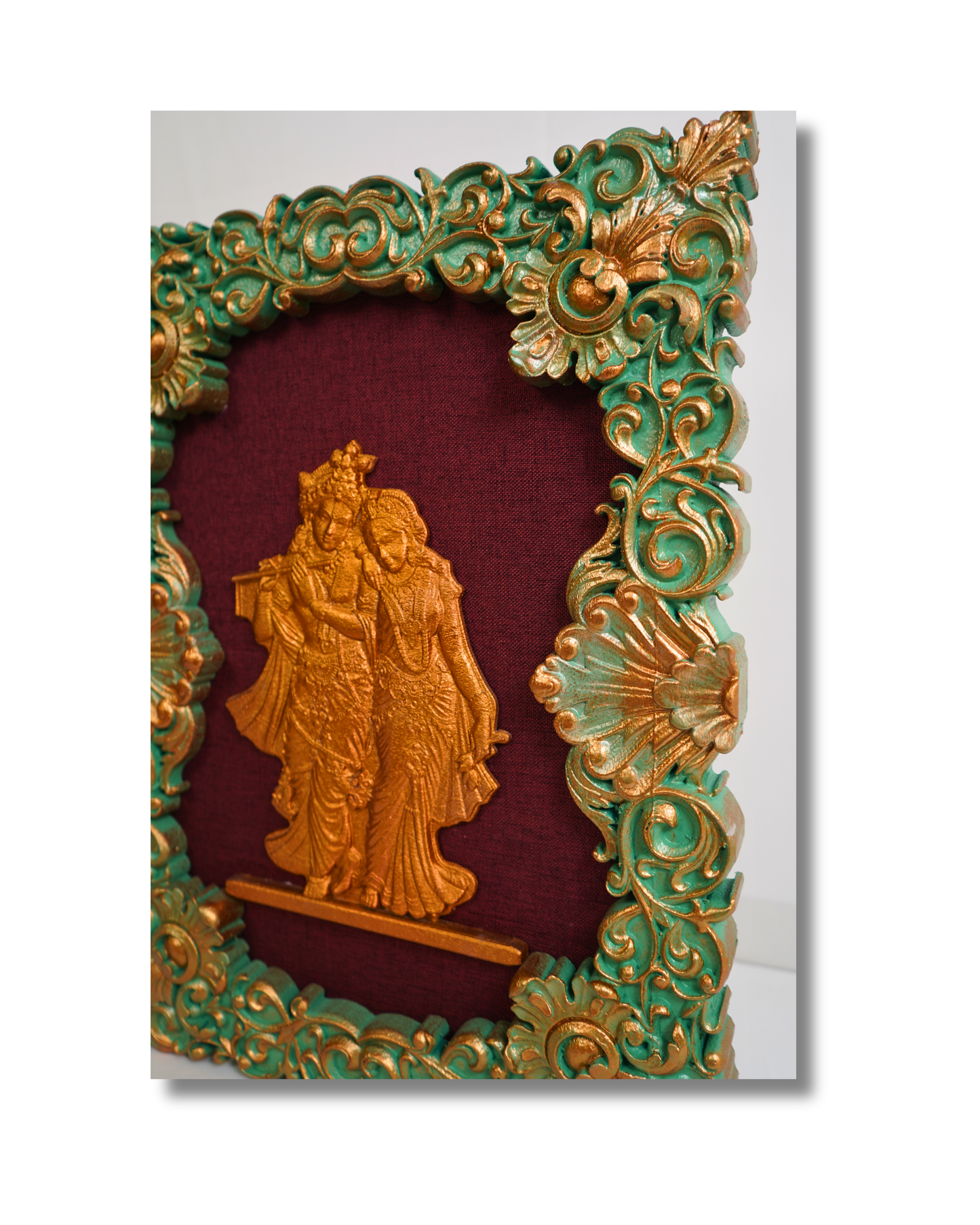 Radha Krishna 3D Wall Art