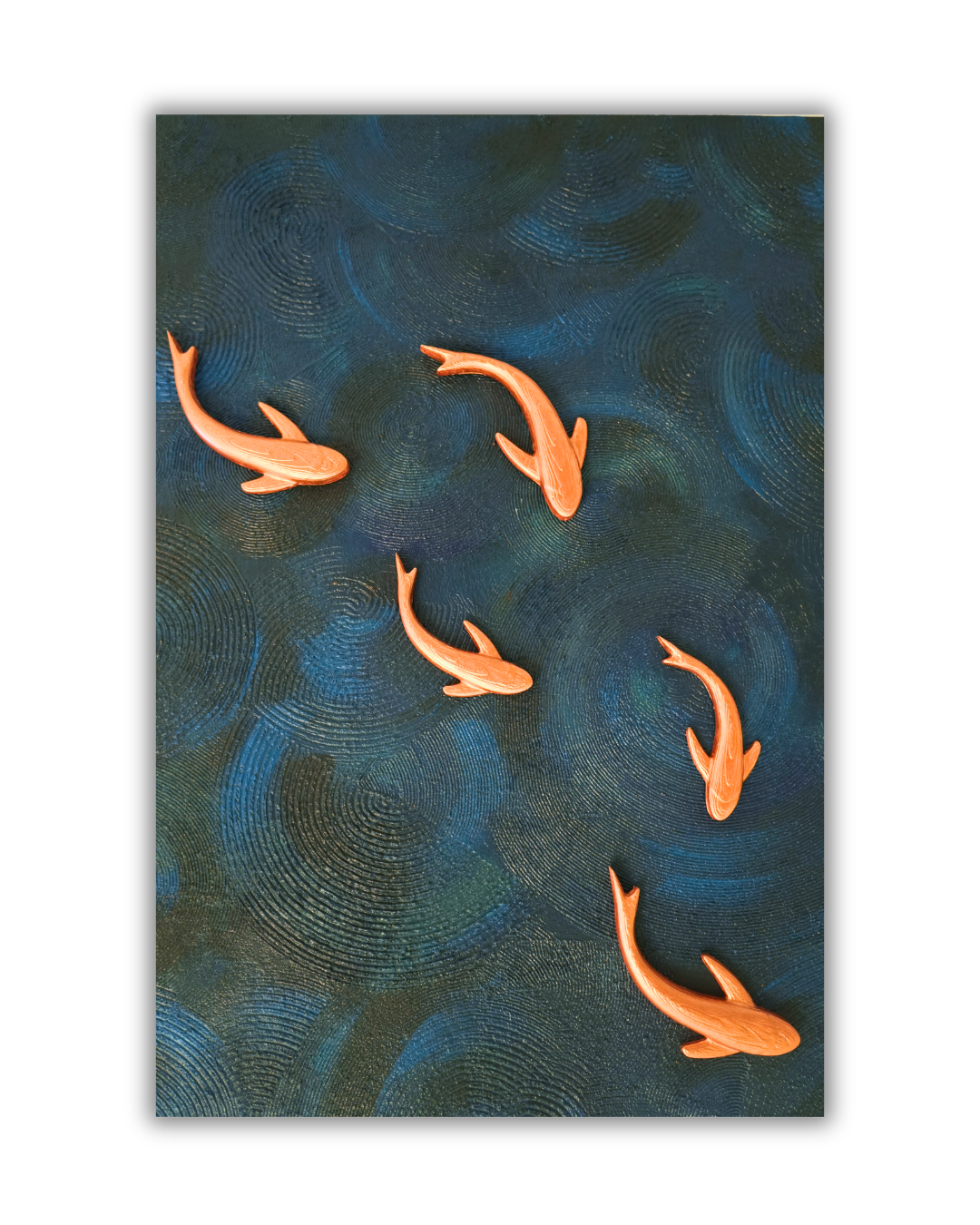 Koi : Statement of Success & Prosperity, Luxury Set of 2 Frame