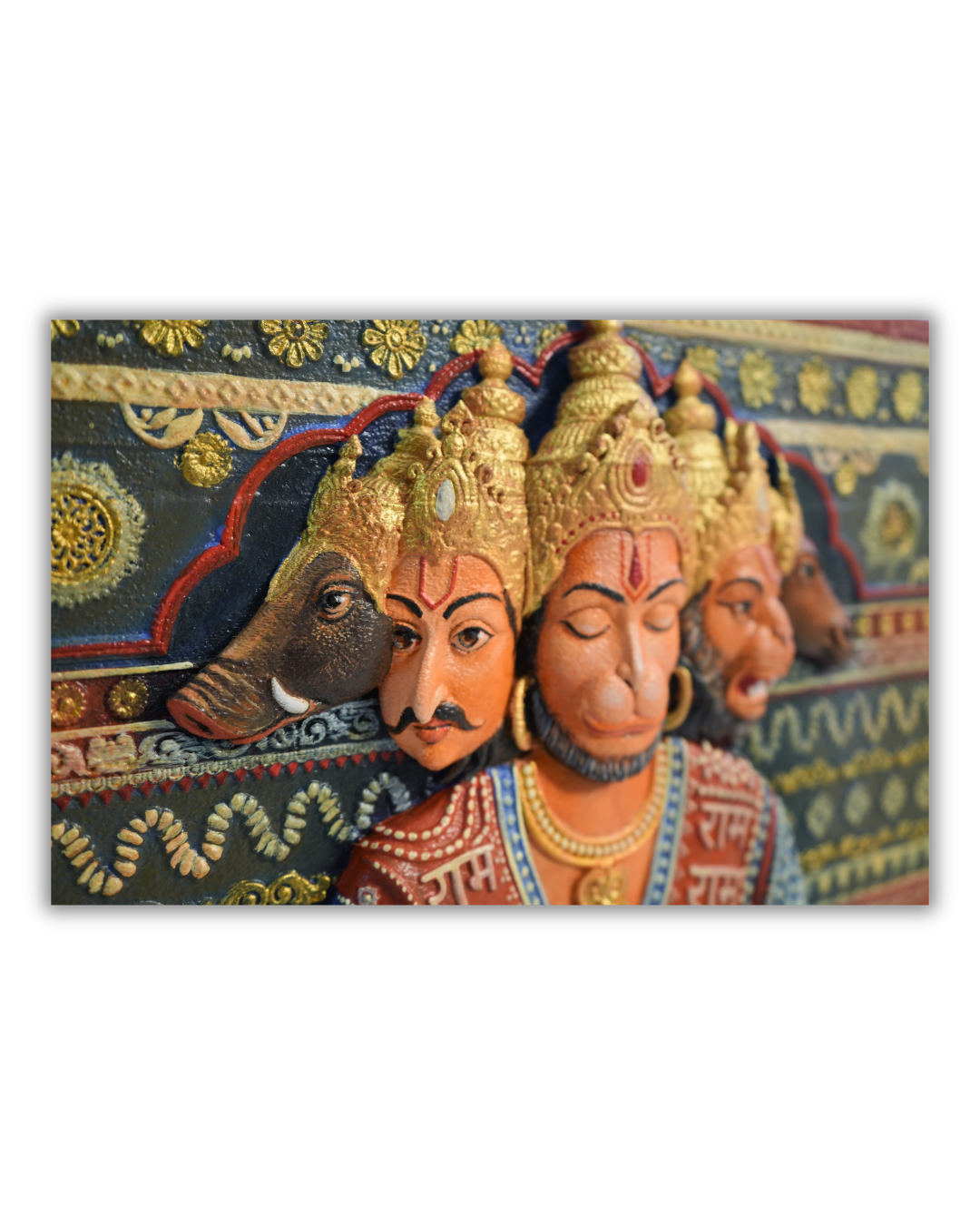 Premium Panchamukhi Hanuman Spiritual Masterpiece