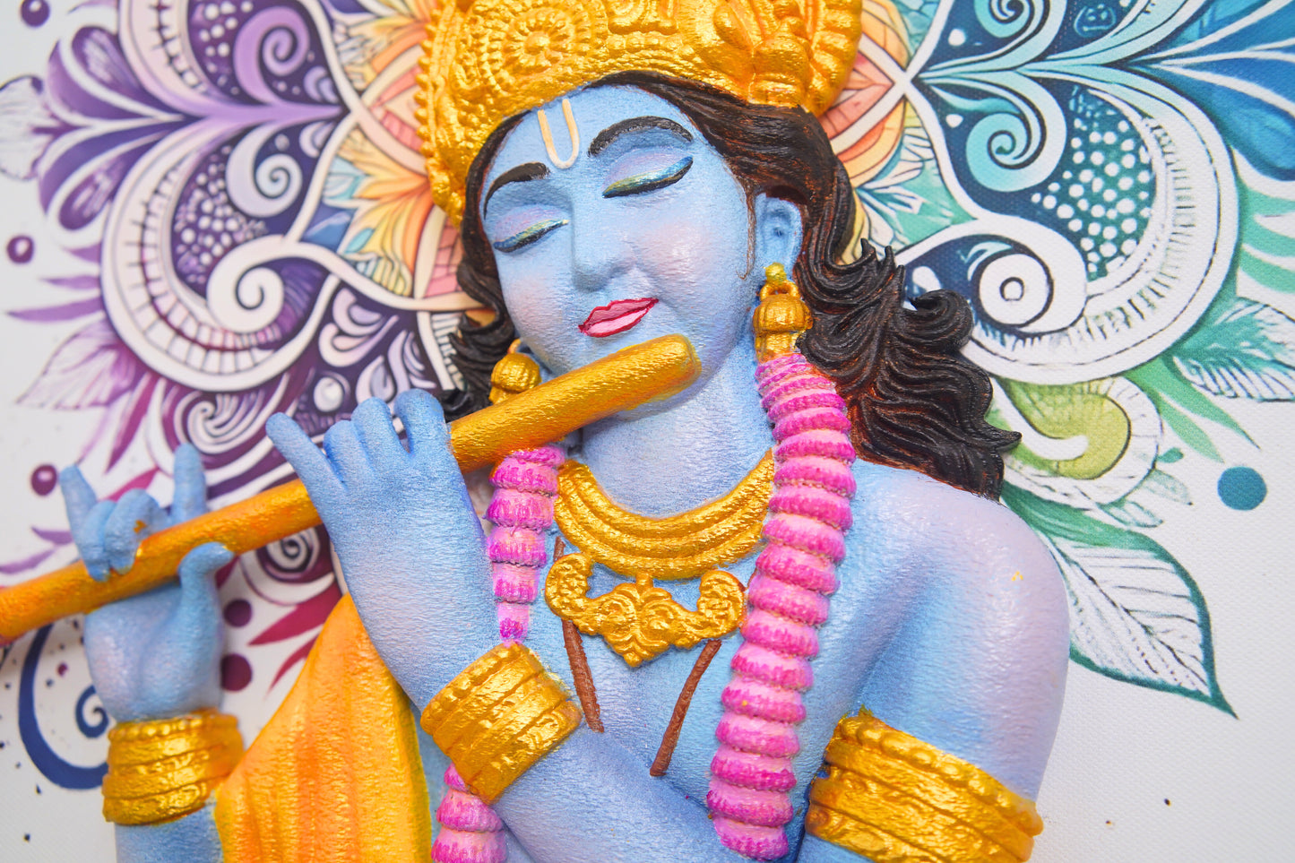Bhagwan Krishna Playing the Flute