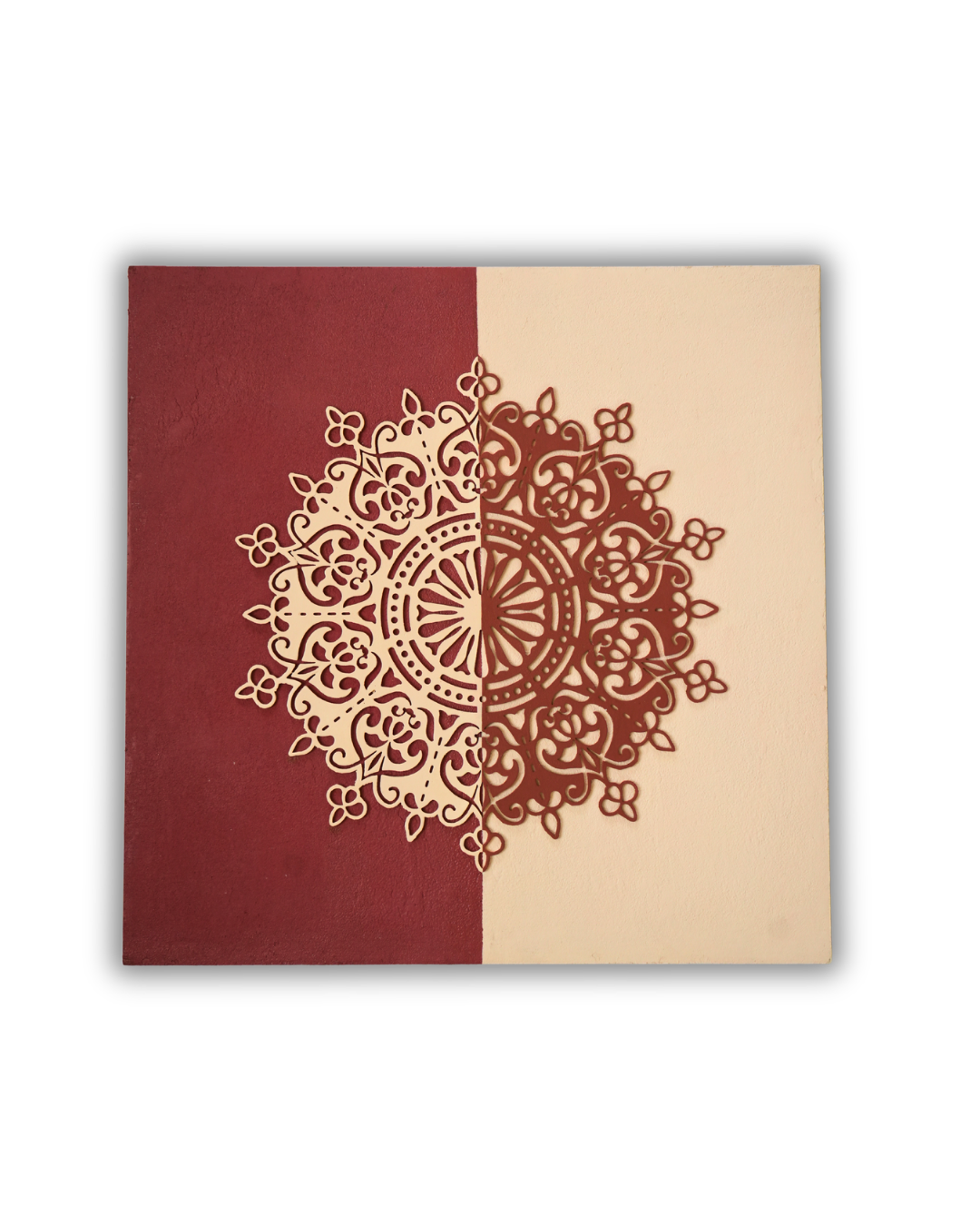Dual Harmony Mandala Wall Art