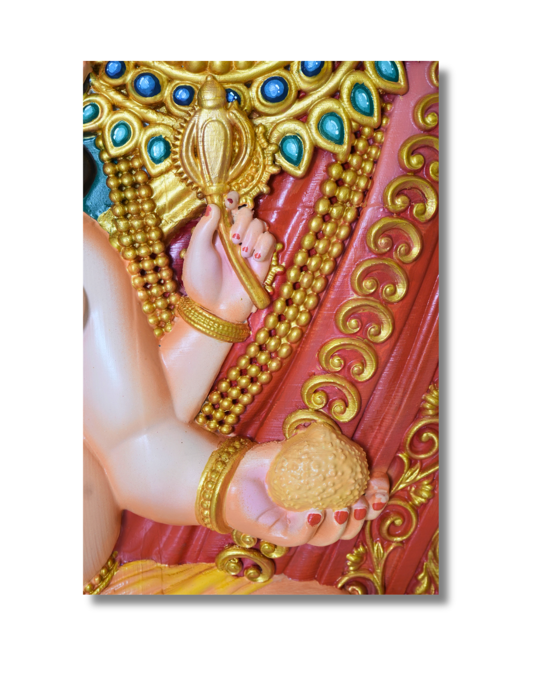 Shiva, Parvati & Ganesha 3D Wall Art