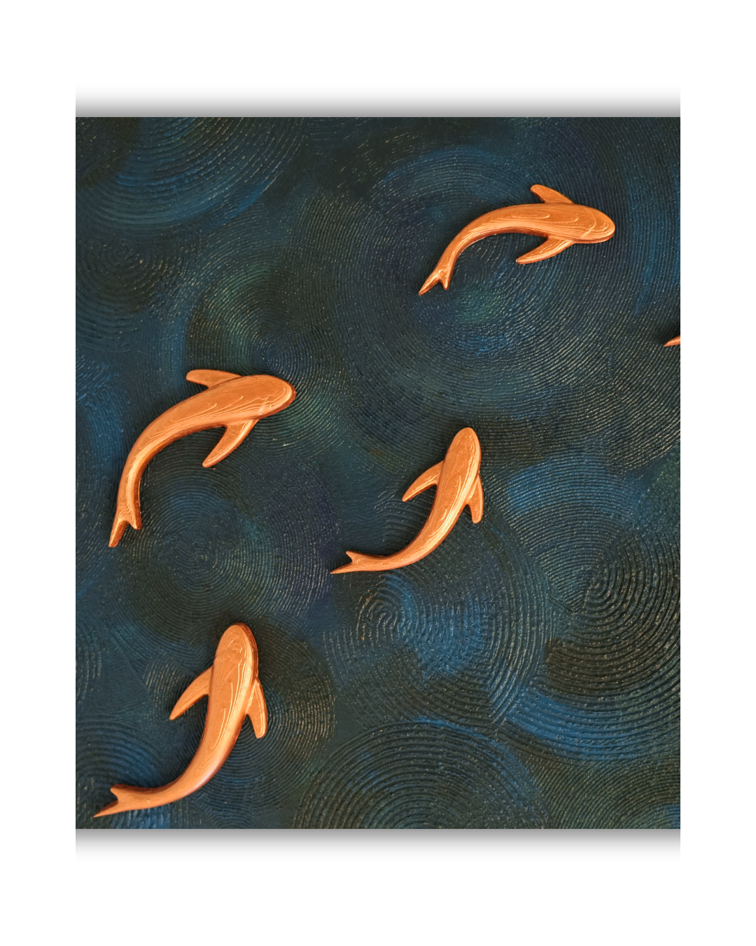 Koi : Statement of Success & Prosperity, Luxury Set of 2 Frame
