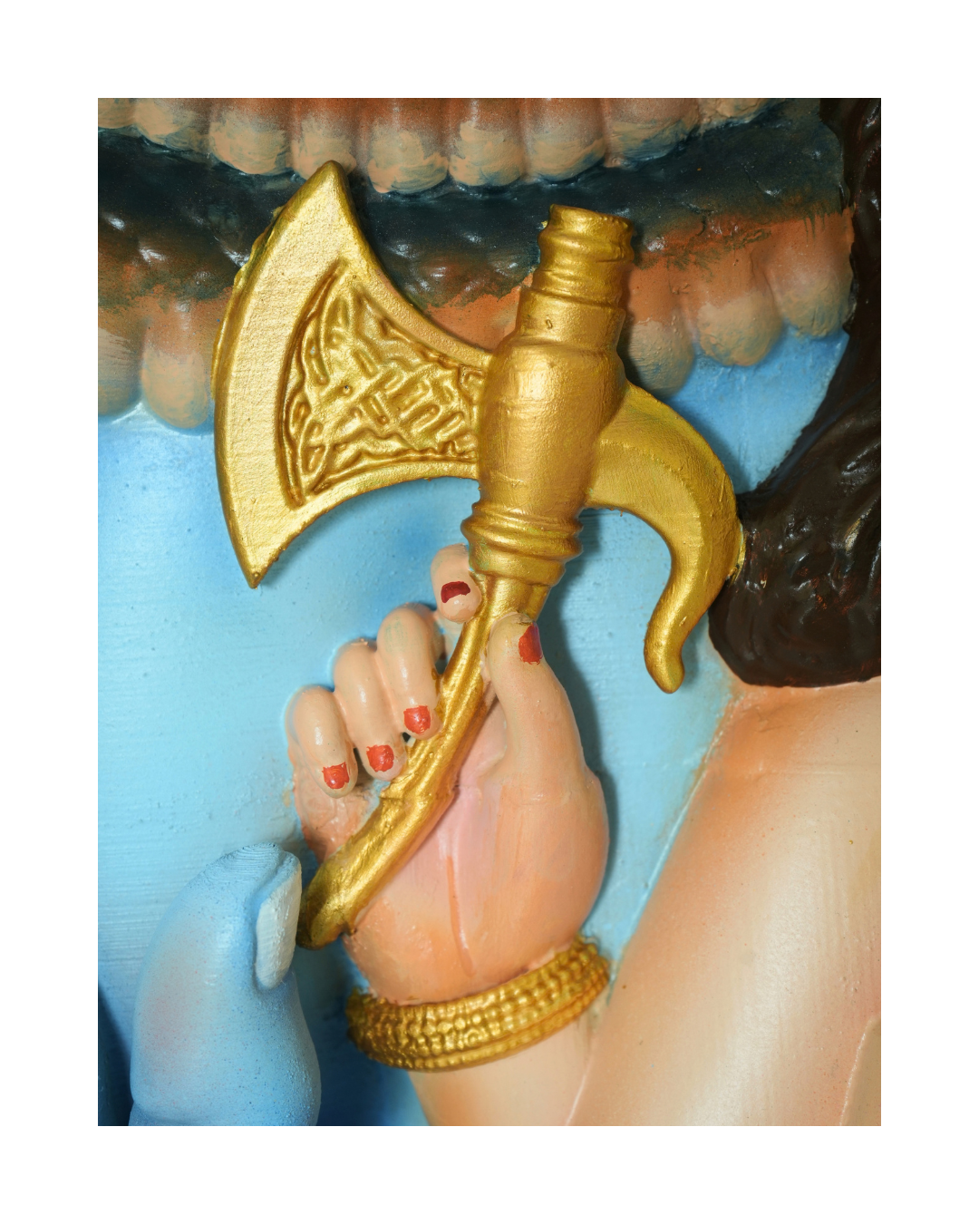 Shiva, Parvati & Ganesha 3D Wall Art