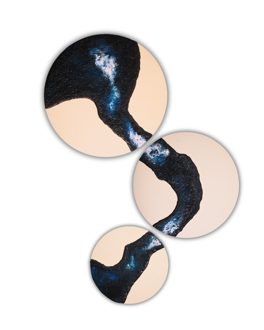 Exclusive Three-Piece Luxury Artwork