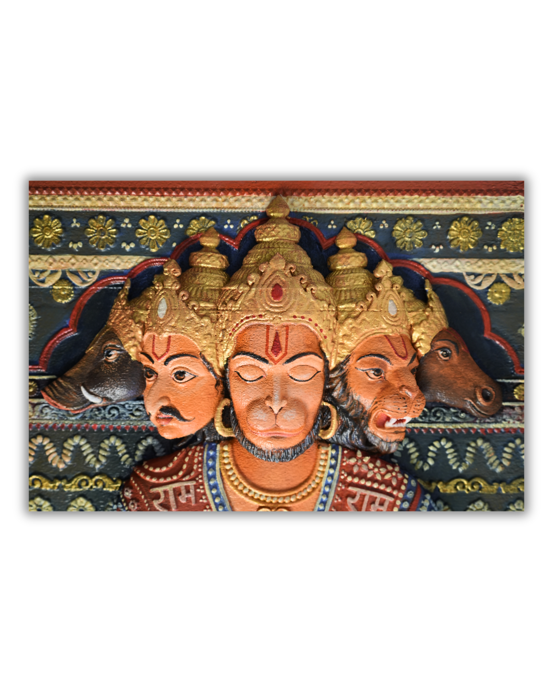 Premium Panchamukhi Hanuman Spiritual Masterpiece