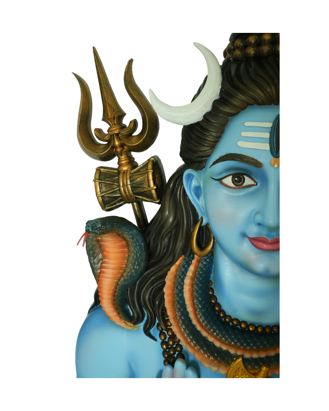 Shiva, Parvati & Ganesha 3D Wall Art