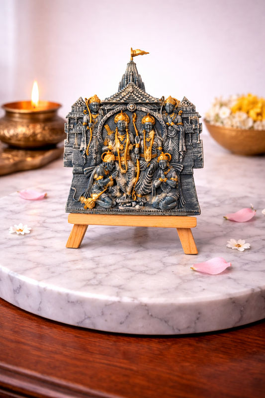 Ram Darbar 3D Wall Art with Ayodhya Temple Elegance