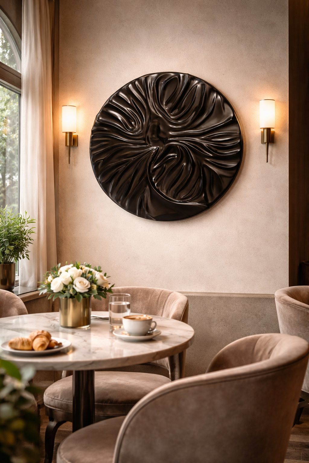 3D Abstract Circular Wall Art