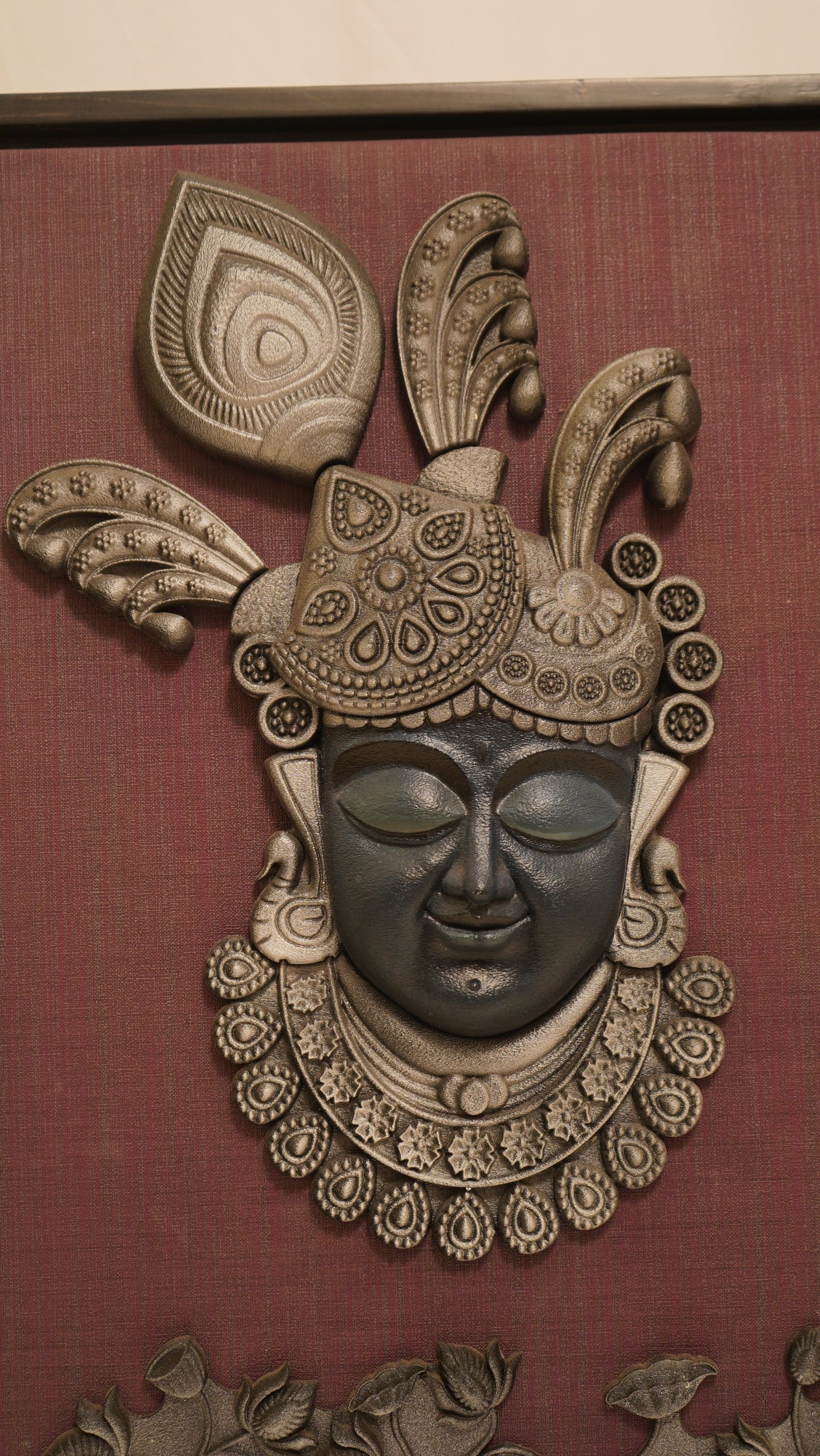 Shrinathji in Purple