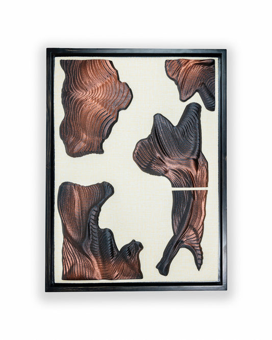 Wavy Texture 3D wall frame