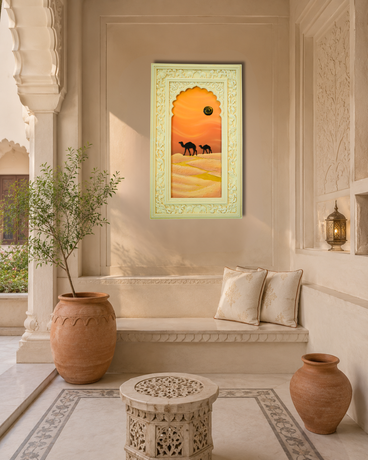 Camel Caravan Wall Art