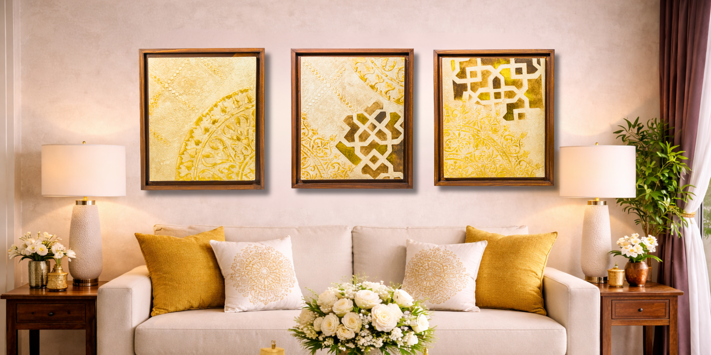 Distressed Set of 3