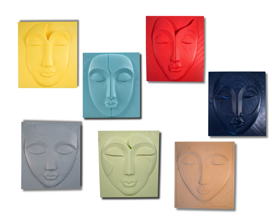 Contemporary Face Art Collection